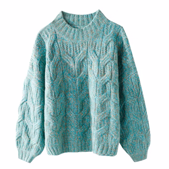 Fancy Fashion Long Sleeve Cashmere Sweater